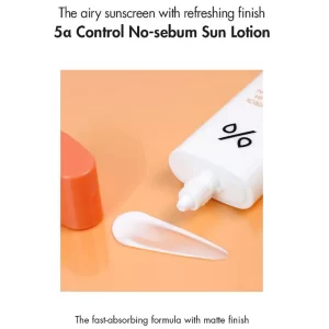 Dr.Ceuracle 5α Control No Sebum Sun Lotion 4